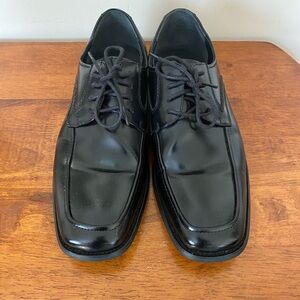 Men's Black Leather Dress Shoes